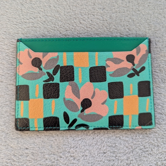 Prada Madras Floral Card Holder - Picture 9 of 14